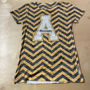 Blue 84 Kids Chevron Tee - Yellow and Gray XL (FV)